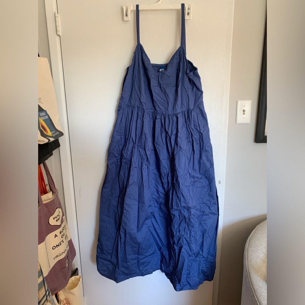 Old Navy blue maxi dress size large